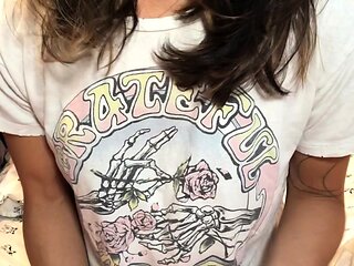 Pale amateur teen brunette Lynn Love