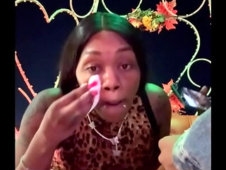 Carriage ride facial with cum walk
