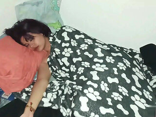 Beautiful skinny mafelago in an intense fuck with her stepdad - Porn in English