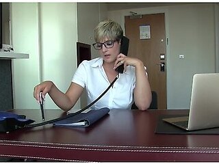 Sexy Secretary Brooks Rides Dildo In Office Xxx - Hannah Brooks