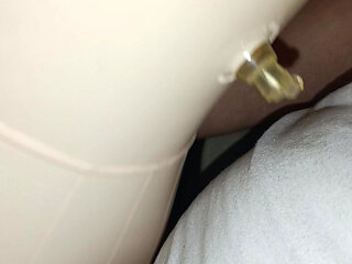 My sex doll gives me lots of hard rides on my dick in the bedroom