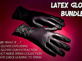 LATEX GLOVES BUNDLE Vol. 1 - PREVIEW - ImMeganLive