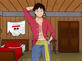 Animated cartoon fantasy with a one-piece swimsuit and some steamy moments featuring Loveskysan69real