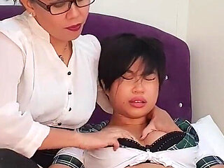 Dominafire Punishing Naughty Student Salome Salvi