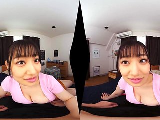 Fetish Asian Japanese Hardcore POV VR sex with buxom brunette chick