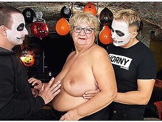 Bbw Mature Rough Fucked On Halloween