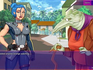 Alien sci-fi sex game playthrough featuring monster girls at The Sunwave Hotel