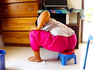 Desi Stepsister Hardcore Bathroom Fuck - Big Ass Slapping Sounds Heard By Everyone