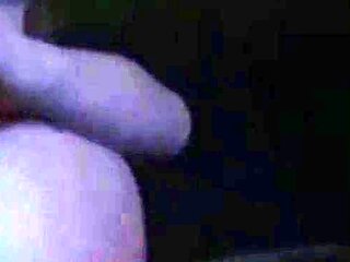 Blonde amateur slut fucks herself with analplug and dildo