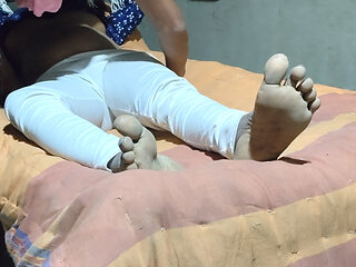 Local beautiful hot girl called home at night to