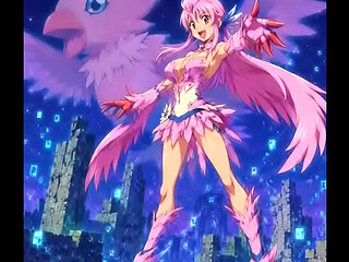 [Generado por ia] Piyomon mostrando tetas