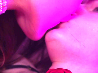 Beautiful Evening of Lesbian Fun with a Toy. 4K HD Tim Team