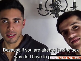 SayUncleNetwork.com - Straight Latino'_s big cock encounter and cash reward