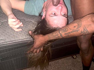 Jennyx taking her time enjoying Daddy Upside Down