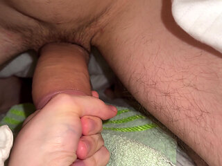 Big 23 Cm Cock Must Cum on a Cum Rag!