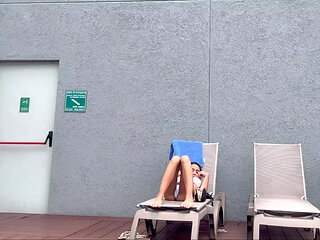 I Filmed My Famous Neighbor Sunbathing with Dental Floss on