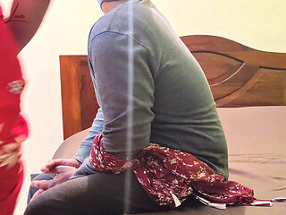 Horny Housewife Brings a Guy and Has Sex on Her Bed When Husband Is at Work