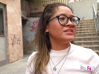 Amateur teen Beth Choy makes her dreams come true and begins her porn career!