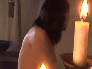 In the castle of desires the slave girl gets busy with the knight's cock