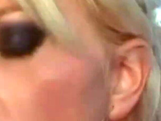 Fascinating milf with fake boobs gets ass pounded outdoors