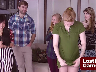 A game of Strip Rock Paper Scissors showcases flexibility