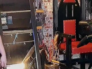 Slaveboys First Whipping in Her Dungeon