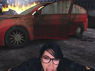 VRCosplayX It is time to be naughty With Alex Coal As Bayonetta Part 1