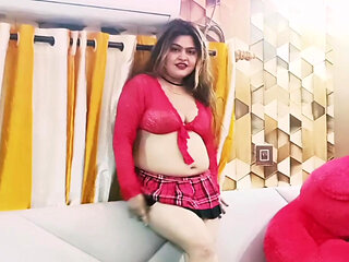 Dancing girl dance with boyfriend