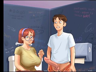 Busty girlfriend wants to give his massive schlong a go in public