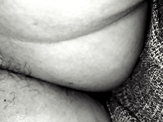 She Turns Me on by Sticking Lots of Fingers in Her Vagina, Double Penetration with Fingers and Lots of Pussy Honey to Absorb