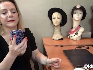 OldNanny Granny Seduced And Pounded By Young Stud In Office