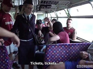 Czech Holly Bus Conductor gb: Blowjob, Missonary  Amateur Porn