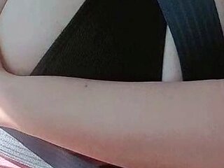 Great Big Boobs On Masturbating Redhead