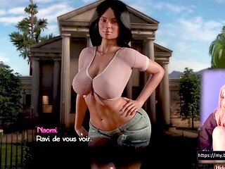 Oral session on the massage table in the treasure of Nadia game