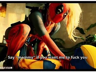 Deadpool Vs Wolverine. Crazy Sexual Fight - Trailer - Mollyredwolf