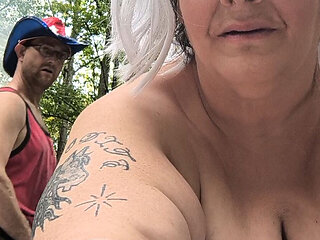 Granny's Younger Man Woods Sneaky Fucking From Behind Like No on One Else Can Especially Small Dick Grandpee