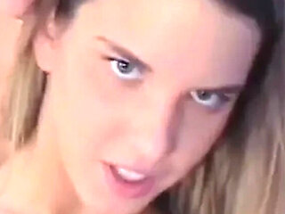 19-Year-Old Blonde Teen with Giant Cock Fucks Hardcore
