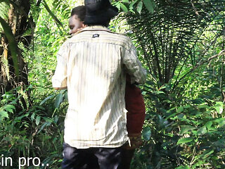 African Bush Fucking with Zion - Hot Black Lovers Outdoor Sex