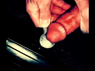 Foreskin Stretch Ends in a Cum Sample Collected