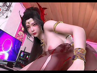 Queen of the 3D Night Realm- 3D Animation Hentai