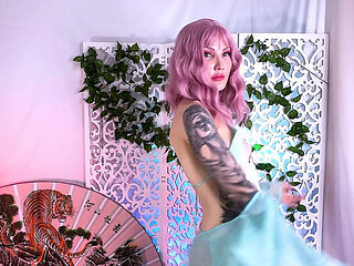 WildTali Naughty Girl Rides Huge Dragon Dildo in Hot 4K Solo Pussy Play