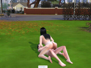 The Sims Sex with Big Boobs Girlfriend