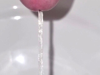 Long Piss in Toilet