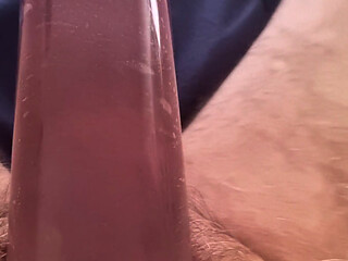 Penis pump trying to cum