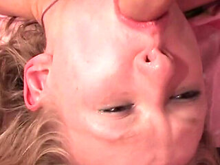 Penny got a throat fucking all the way balls in!