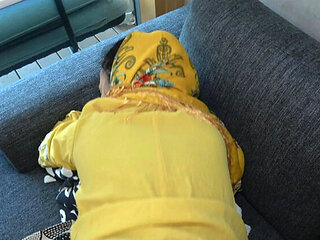 Big Ass Muslim Stepmom Diana Zilli Fucked Hard in Hijab - Homemade POV Sex