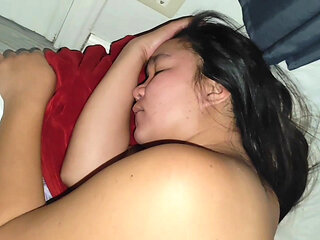 PINAY MILF FUCKS WHILE CALLING HIS HUSBAND ON PHONE