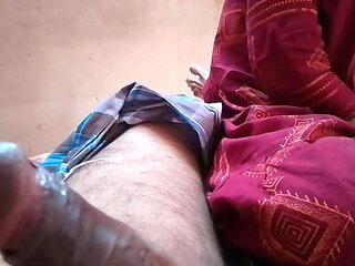 Indian Village Girl Sucks Her Husband's Penis