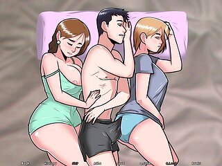 Finally getting her chance, MissKitty2K gives it to the big-titted lady in hard style