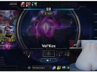 Gamer Girl And Luna Legend - Anal For Every (inflatable Plug) I Almost Cried League Of Legend #7 Luna